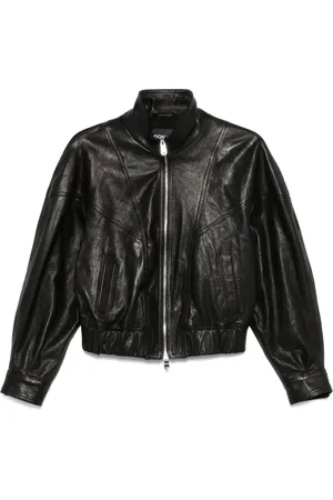 Dondup Leather bomber jacket