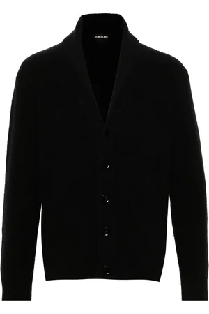 Tom Ford Shawl-collar ribbed cardigan