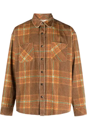 ERL Check-print cotton shirt