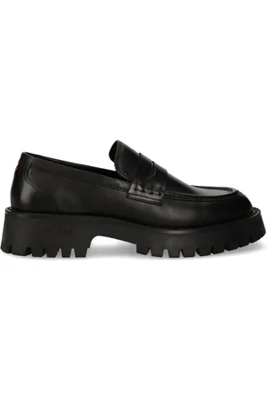 Guess Chunky-sole leather loafers