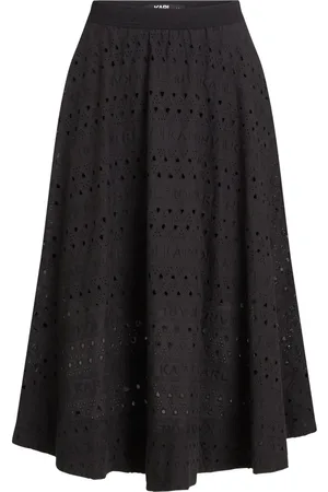 Karl Lagerfeld Broderie-anglaise midi skirt