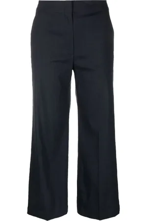 THEORY Straight-leg cropped trousers