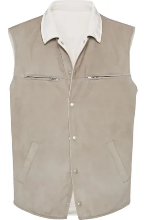 Brunello Cucinelli Leather vest