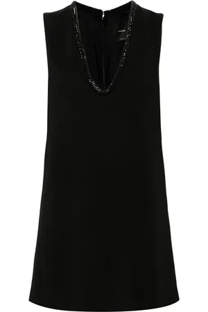 Pinko Jewel-neck mini dress