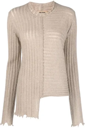 UMA WANG Asymmetric cashmere jumper