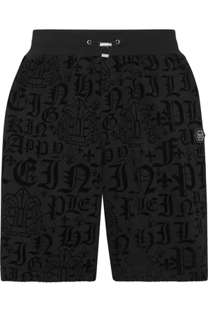 Philipp Plein Gothic Plein-print track shorts