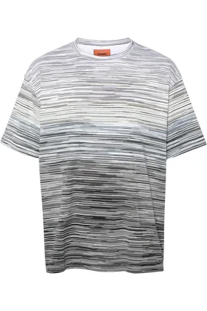 Missoni Logo-rubberised striped T-shirt