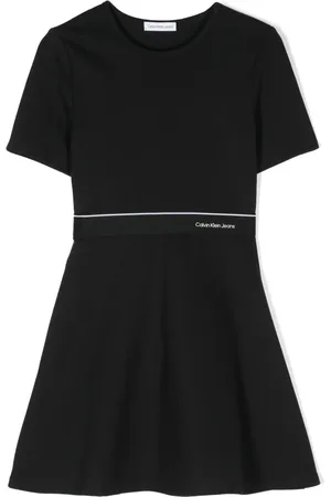Calvin Klein Punto Milano flared dress