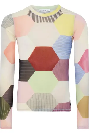 J.W.Anderson Patchwork-print top