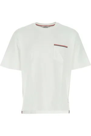 Thom Browne RWB-stripe short-sleeve T-shirt