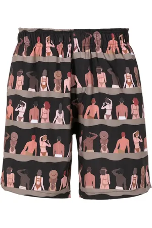 AMIR SLAMA Graphic-print shorts