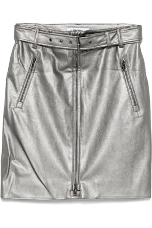 DKNY Belted mini skirt