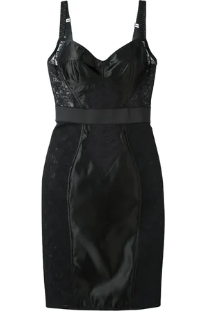 Dolce & Gabbana Floral-lace corset dress