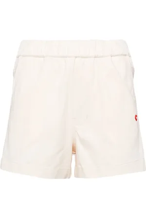 Chocoolate Contrasting trim mid-rise shorts