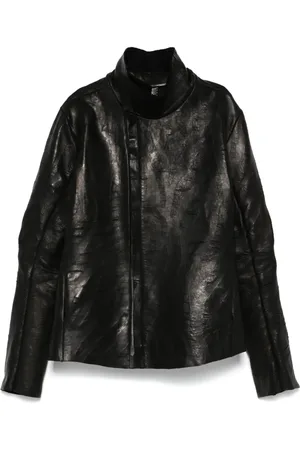 ISAAC SELLAM EXPERIENCE Creased biker jacket