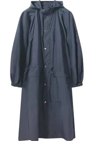 LEMAIRE Hooded single-breasted raincoat