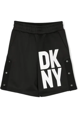 DKNY Logo-print track shorts