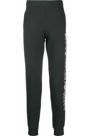 EA7 Cuffed logo track pants