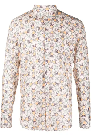 PENINSULA SWIMWEAR Geometric-print long-sleeve shirt