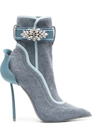 LE SILLA Eagles 105mm denim boots