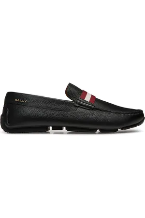 Bally Pilot Driver in Grained Leather wide foot morphology