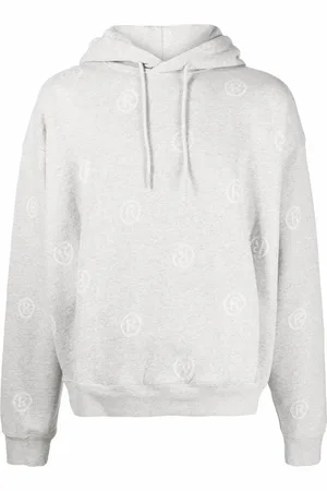 MARTINE ROSE Monogram-print pullover hoodie