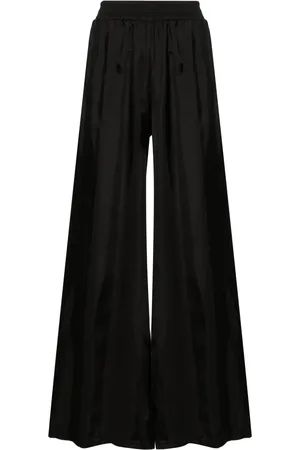 Fabiana Filippi Elasticated-waist satin palazzo pants