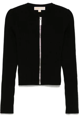 Michael Kors Ribbed zip cardigan