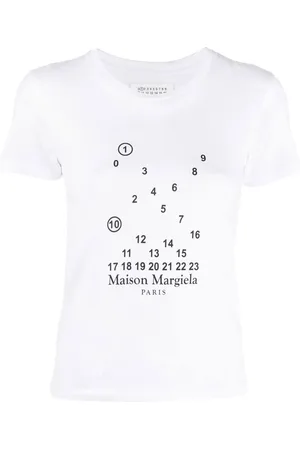 Maison Margiela Numbers-motif cotton T-shirt
