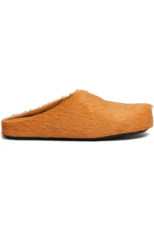 Marni Fussbett calf-hair slippers