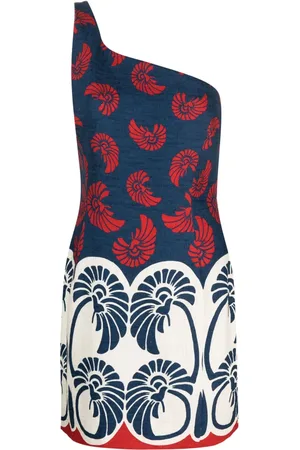 La DoubleJ Palmetto Plac??e-print minidress