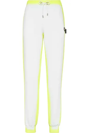 Philipp Plein Fluo cotton track pants