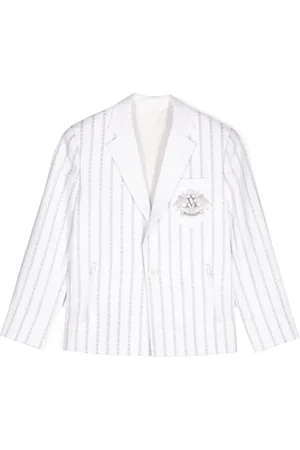 Maison Ava Grayson striped single-breasted blazer