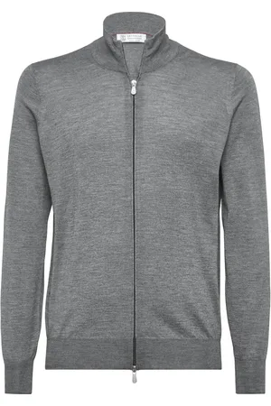 Brunello Cucinelli Zip-up knit cardigan