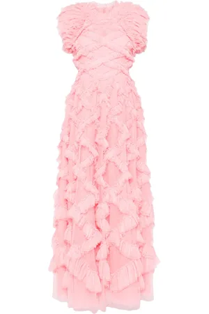 Needle & Thread Genevieve ruffled gown