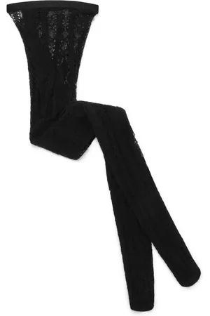 Dolce & Gabbana Branded-elastic cut-out tights