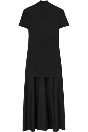 Jil Sander Layered-design midi dress