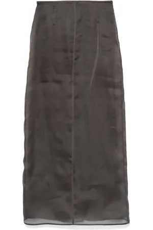 Fabiana Filippi Organza midi skirt