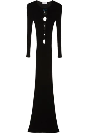 OFF-WHITE Cut-out knitted dress