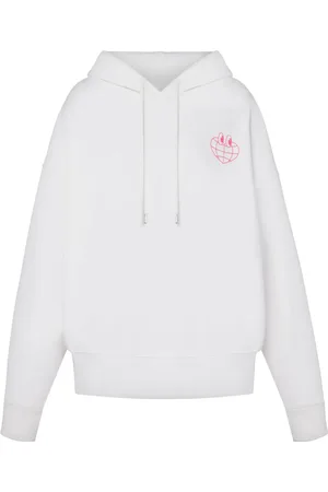 Moschino Graphic-print cotton hoodie