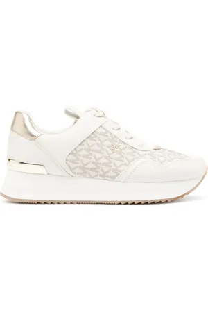 Michael Kors Raina logo-jacquard platform sneakers