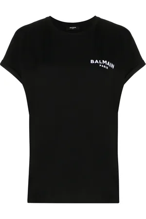 Balmain Small flocked logo T-shirt