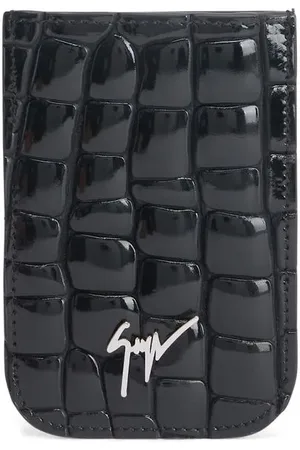 Giuseppe Zanotti Albert crocodile-effect cardholder