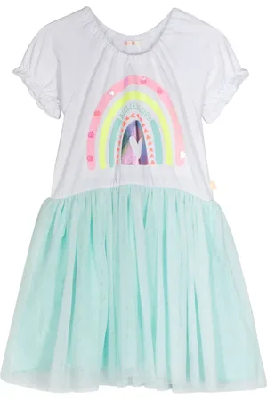 Billieblush Rainbow-print dress