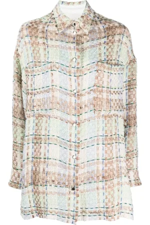 IRO Maryse tweed overshirt