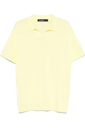 Karl Lagerfeld Logo-embroidered polo shirt