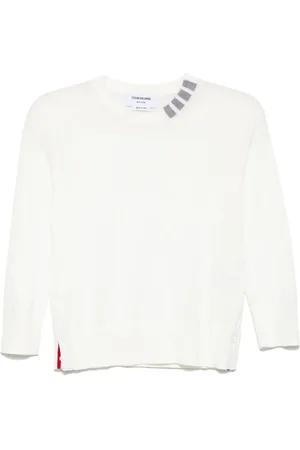 Thom Browne 4-Bar stripe intarsia jumper