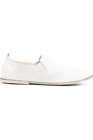 MARSÈLL Pebbled-effect leather loafers