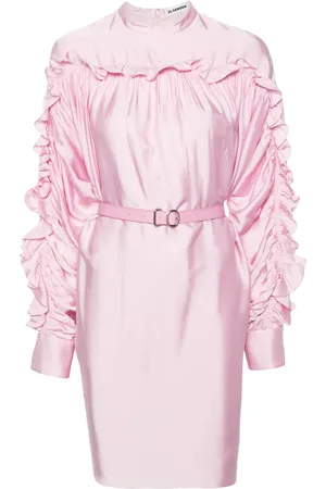 Jil Sander 129 satin midi dress
