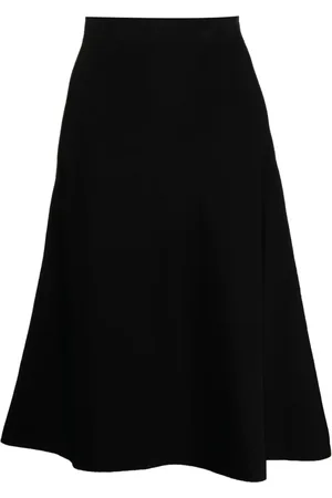 Jil Sander A-Line asymmetric midi skirt